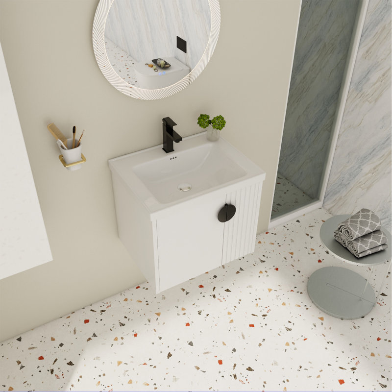 Hokku Designs Stylish Bathroom Vanity With Sink, Offering